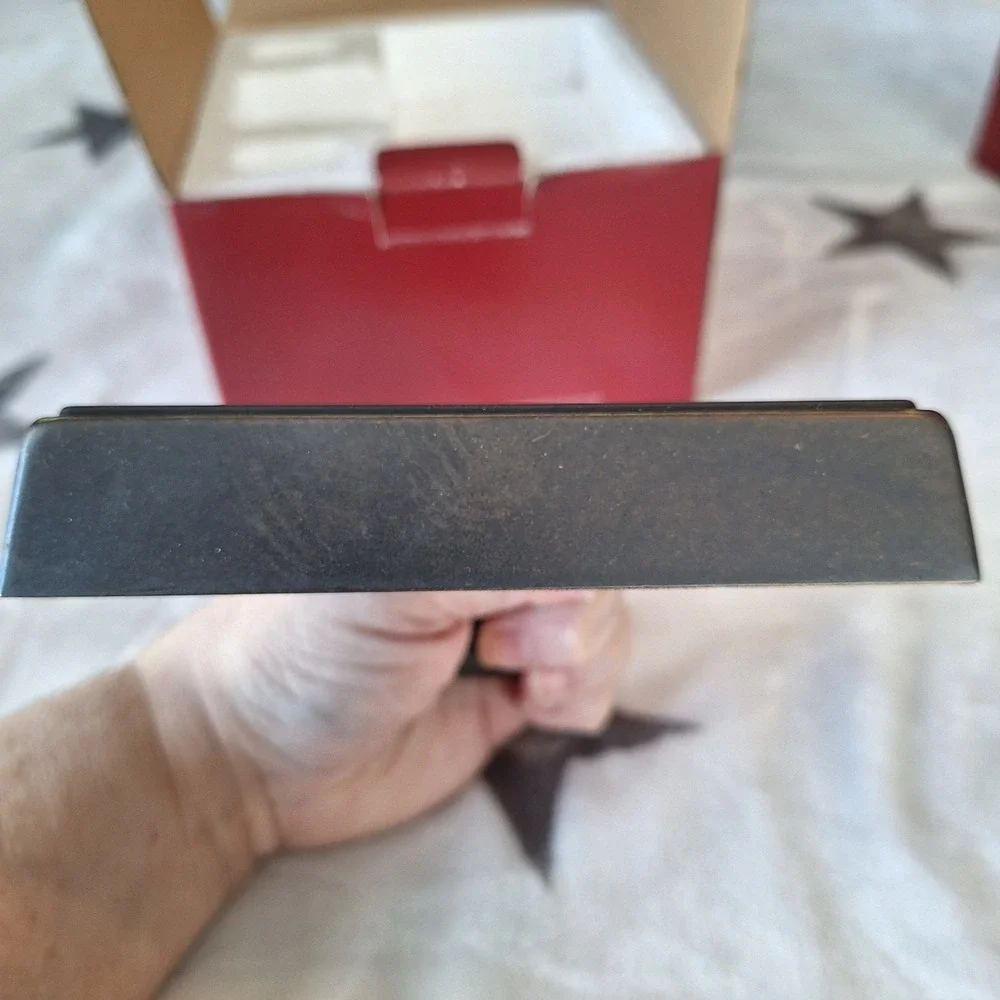 Pottery Barn Simple Stocking Holder Hanger Metal BRONZE Christmas Holiday‎
